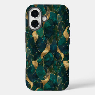 Luxe geometrisch Abstracte iPhone 16 Tough Hoesje