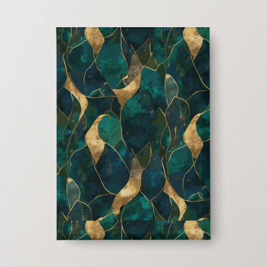 Luxe geometrische Abstracte Button (Voorkant)