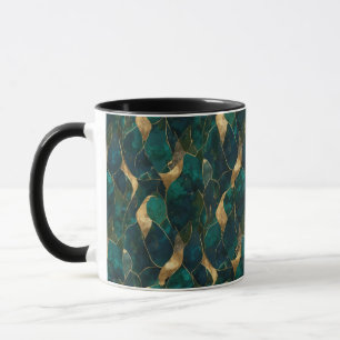 Luxe geometrische Abstracte combo-Mok Mok