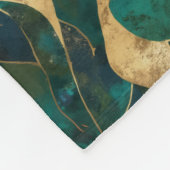 Luxe geometrische Abstracte fleecedeken Fleece Deken (Hoek)