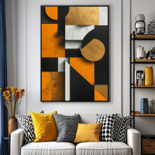 Luxe Geometrische Compositie Poster