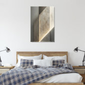 Luxe Geometrische Textuur Canvas Afdruk (Insitu (Slaapkamer))