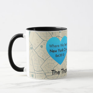 Luxe gepersonaliseerde kaart cadeau Klassieke mok, Mok