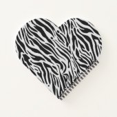 Luxe gepersonaliseerde meisje baas Zebra Notitieboek (Achterkant)