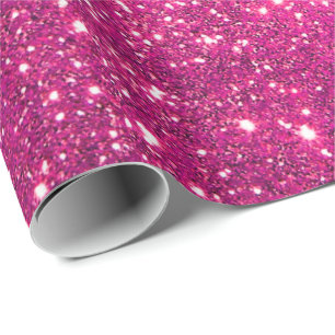 Luxe Gift Popular Pink Gold Glitter Cadeaupapier