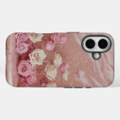 Luxe Girly Pink iPhone 16 Coque (Verso (horizontal))