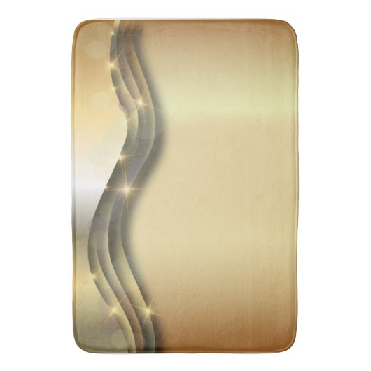 Luxe gladde gladde muggen Abstract gelaagd Badmat (Voorkant Verticaal)