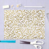 Luxe Glam Gold Leopard-printer Tissuepapier (Craft)