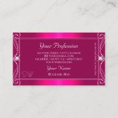 Luxe Glam Pink  Mesp Visitekaartje (Achterkant)