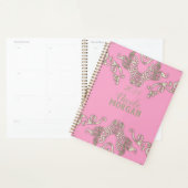 Luxe Glam Romantisch Chic Roze en Goud 2024 Planner (Display)
