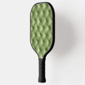 Luxe Glam Sage Green Faux Velvet Pickleball Paddle (Links)