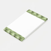 Luxe Glam Sage Green Faux Velvet Post-it® Notes (Schuin)