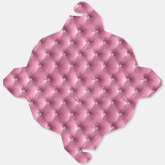 Luxe Glam Zacht Roze Nepfluwelen Stof Bedankdoosjes (Ongevouwen)