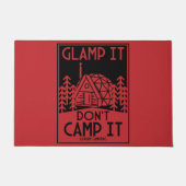 Luxe glamping deurmat (Voorkant)