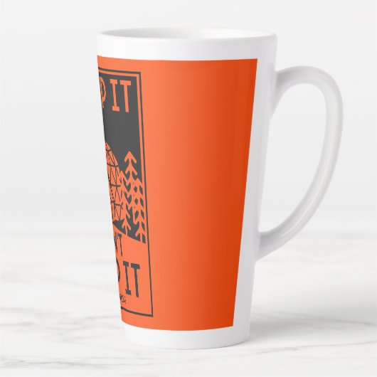 Luxe glamping latte mok (Rechts)