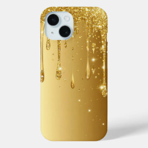 Luxe Glans Goud Glitter Drup Cadeau voor haar