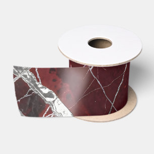 Luxe glanzende rode marmer lint