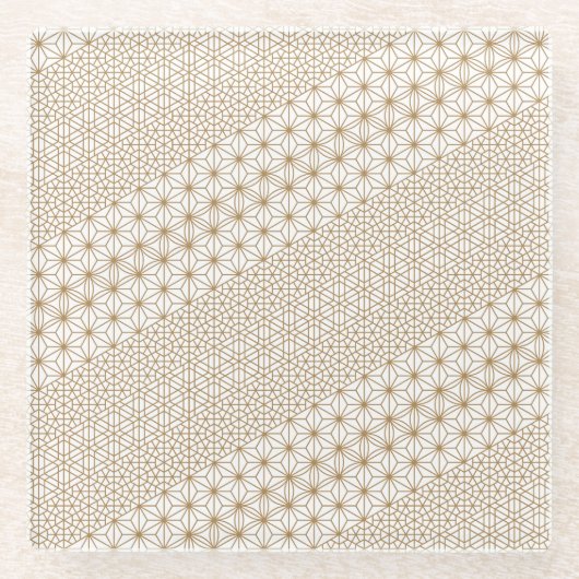 Luxe Glazen Onderzetter (Voorkant)