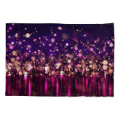 Luxe Glitter Glow 3D Achtergrond. Kussensloop (Achterkant)