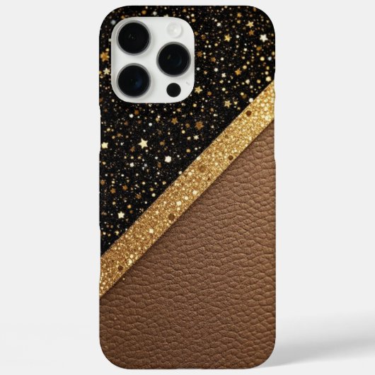 Luxe Glitter Guard (Glitter-Leather) Case-Mate iPhone Case (Achterkant)