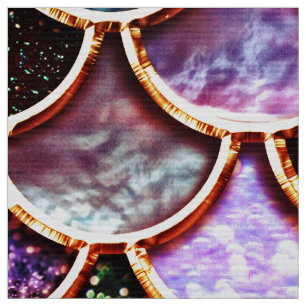Luxe Glitter Mermaid Scales - Multicolor Stof