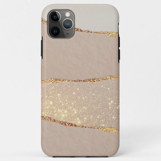 Luxe Glitter Roos Gold Case-Mate iPhone Case (Achterkant)