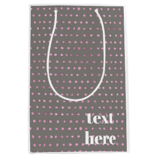 Luxe glitter stippen medium cadeauzakje