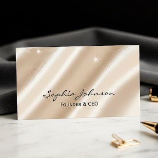 Luxe Glitter Zakelijke Visitekaart – Modern en Sti Visitekaartje