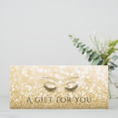 Luxe glittery gold lashes & wenkbrauwen (Staand voorkant)