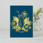 Luxe Gold Cocktail Party Menu (Debout devant)