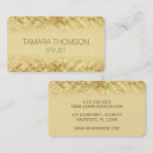 Luxe Gold-creditcardsjablonen Visitekaartje (Voorkant / Achterkant)