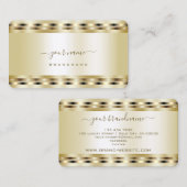 Luxe Gold-effectkleuren Professional en stijlvol Visitekaartje (Voorkant / Achterkant)