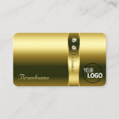 Luxe Gold en Bright Shimmering Jewels toevoegen Lo Visitekaartje (Voorkant)