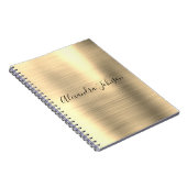 Luxe Gold Folie Professional Girly Notitieboek (Rechterzijde)