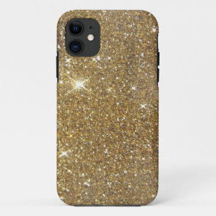 Luxe Gold Glitter - gedrukt Afbeelding iPhone 11 Hoesje