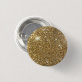Luxe Gold Glitter - gedrukt Afbeelding Ronde Button 3,2 Cm (Voorkant /achterkant)
