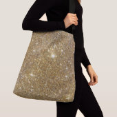 Luxe Gold Glitter-printer Crossbody Tas (Dichtbij)