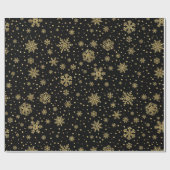 Luxe Gold Kerstmis 6 Cadeaupapier (Vlak)