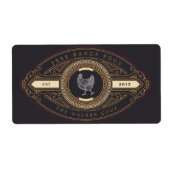 Luxe  Golden Egg Carton Label (Voorkant)