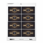 Luxe  Golden Egg Carton Label (Full Sheet)