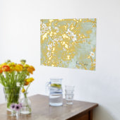 Luxe Goud abstract Modern Cherry Blossom Folie Afdrukken (Laag (Keuken))
