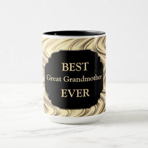 Luxe Goud 'Beste Grootmoeder Ooit' ontwerp Mok