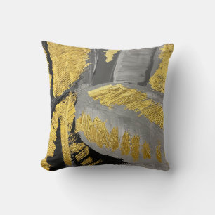 Luxe goud: grunge textuur. kussen