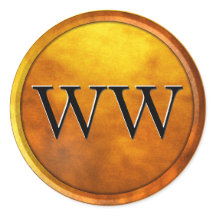 Luxe Goud In reliëf gemaakt Monogram