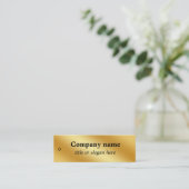 Luxe goud metallic Prijs Label (Staand voorkant)