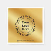 Luxe goud metallic servet (Voorkant)