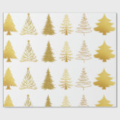 Luxe goudboom cadeaupapier (Vlak)