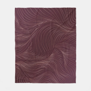 Luxe gouden achtergrond. Art Deco Pattern Vintage Fleece Deken
