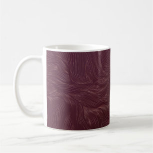 Luxe gouden achtergrond. Art Deco Pattern Vintage Koffiemok