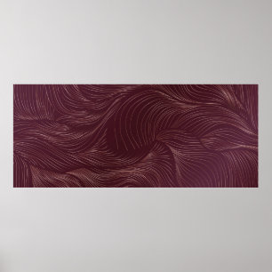 Luxe gouden achtergrond. Art Deco Pattern Vintage Poster